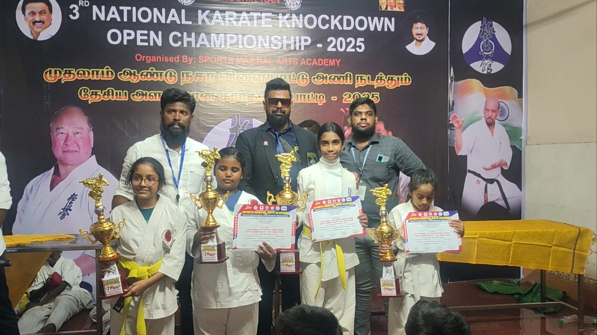 devilakshitha's tweet image. Sempei Padma Priya Babu Hatrick 3 Times All India National Kyokushin Karate Full Contact Knockdown Open Tournament Double Champion Kumite and Kata Undefeated and Undisputed Champion 🏆🏆 🏆🏆🏆🏆👊🏻🥋🇮🇳🫡💞💞🫡😘😘😘💥💥💥💐💐💐 So Proud Of You My Little Bravo ❤️❤️❤️