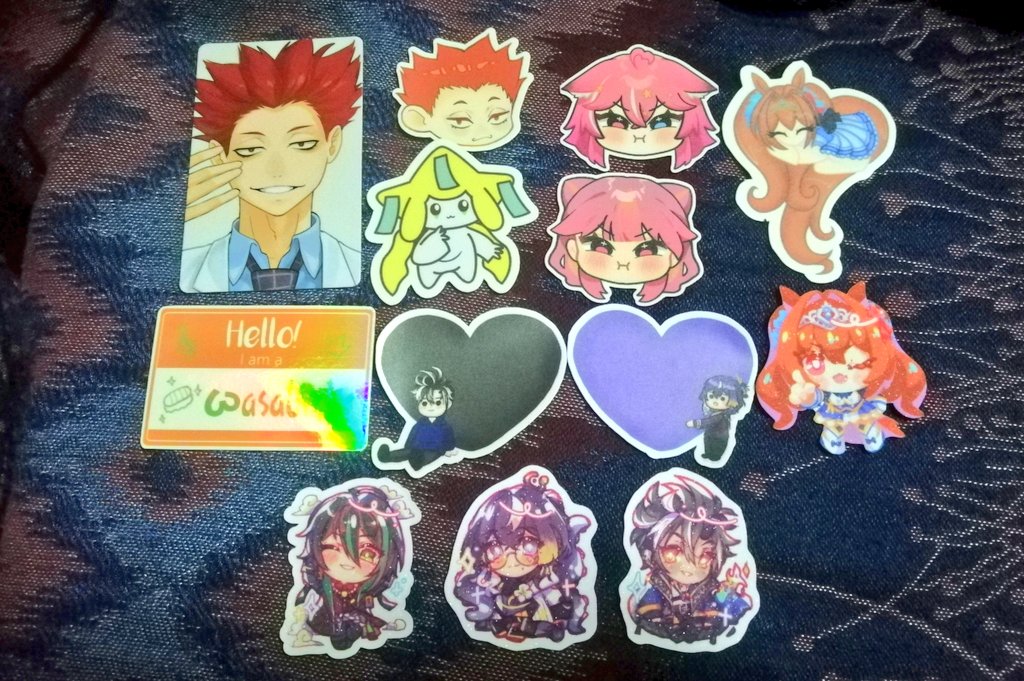COSMATSU HAUL THREAD!! (⁠＾⁠∇⁠＾⁠)⁠ﾉ♡

here's some random merch that i like and it's mostly vtubas ><

🎨: <a href="/esuchandesu/">Esu</a> <a href="/katlitian/">Katlitian 😸</a> <a href="/KiraOmori/">Kira 🍑 COMMS CLOSED</a> <a href="/Lumi_Skullgurl/">ⱠɄ₥ł ₴₭ɄⱠⱠ₲ɄⱤⱠ🖤☠️</a> <a href="/Xelafina/">xela ˗ˏˋ ꒰ 🦋 ꒱ ˎˊ˗ 🔜 MIKU RAV3 🎶 03.07</a> <a href="/danyleo_art/">🟦🟠🖤♦️DanyLeo/m♦️🖤🟠🟪</a>