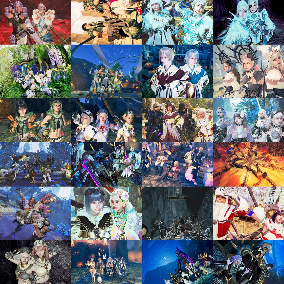 cookchiiicken7's tweet image. 9月～Xをモンハン仕様に変えてフレが1人2人増えたらいいな。と思ってたのが沢山の方々と巡り会えた🥹✨️
たくさん笑ったり、時にはしんみりしたり色んな時間をありがとう！！
皆さんのお陰でモンハン生活がより充実したものになりました。
Xで話した方も一緒にモンハンした方も本当にありがとう🫶