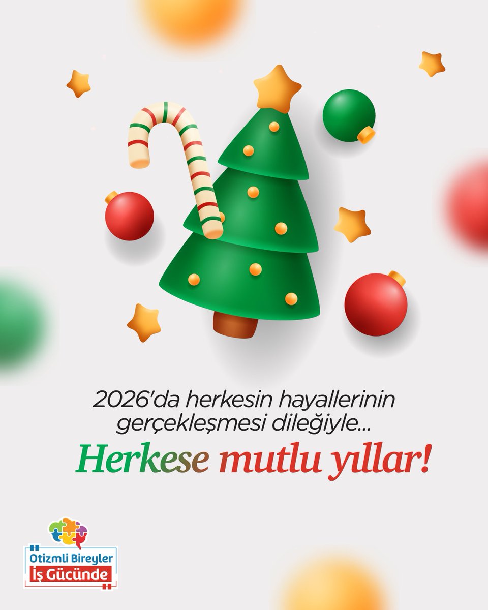 2026’da, en parlak hayallerinizin gerçeğe dönüşmesi ve her yeni başlangıcın size ilham vermesi dileğiyle… Yılınız, sevgi, başarı ve huzurla dolsun. 🎇🎁🎄