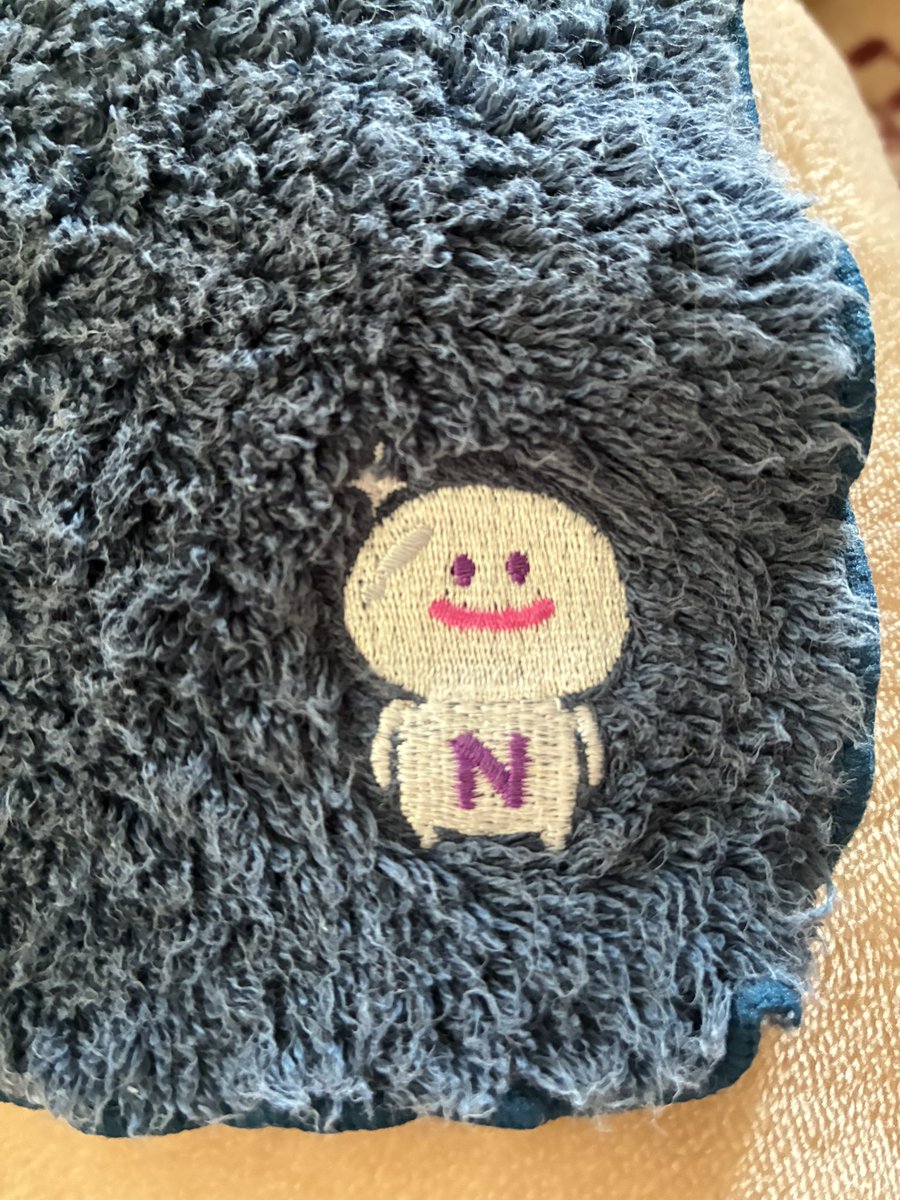 家のハンカチなんだけど、こやつ何者？
歯？