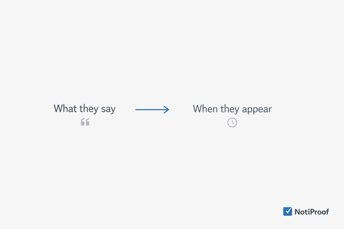 Oge_OO's tweet photo. I used to think testimonials worked because of what they say.

I’m starting to think they work because of when they appear.

Big difference. https://t.co/TDNSDCV13k