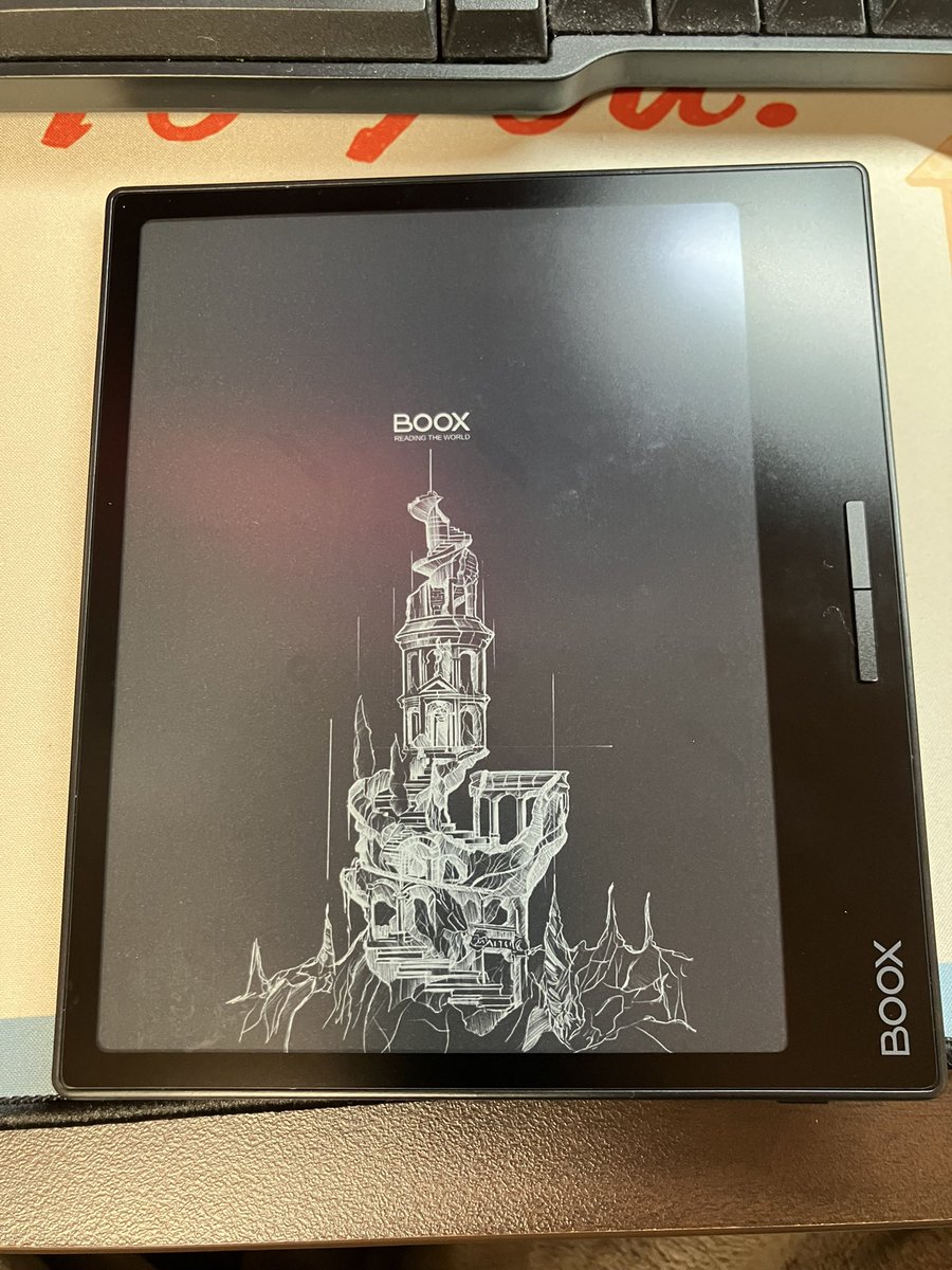 2025のベストバイ ・一位 BOOX PAGE 電子書籍リーダー。友達に勧められ