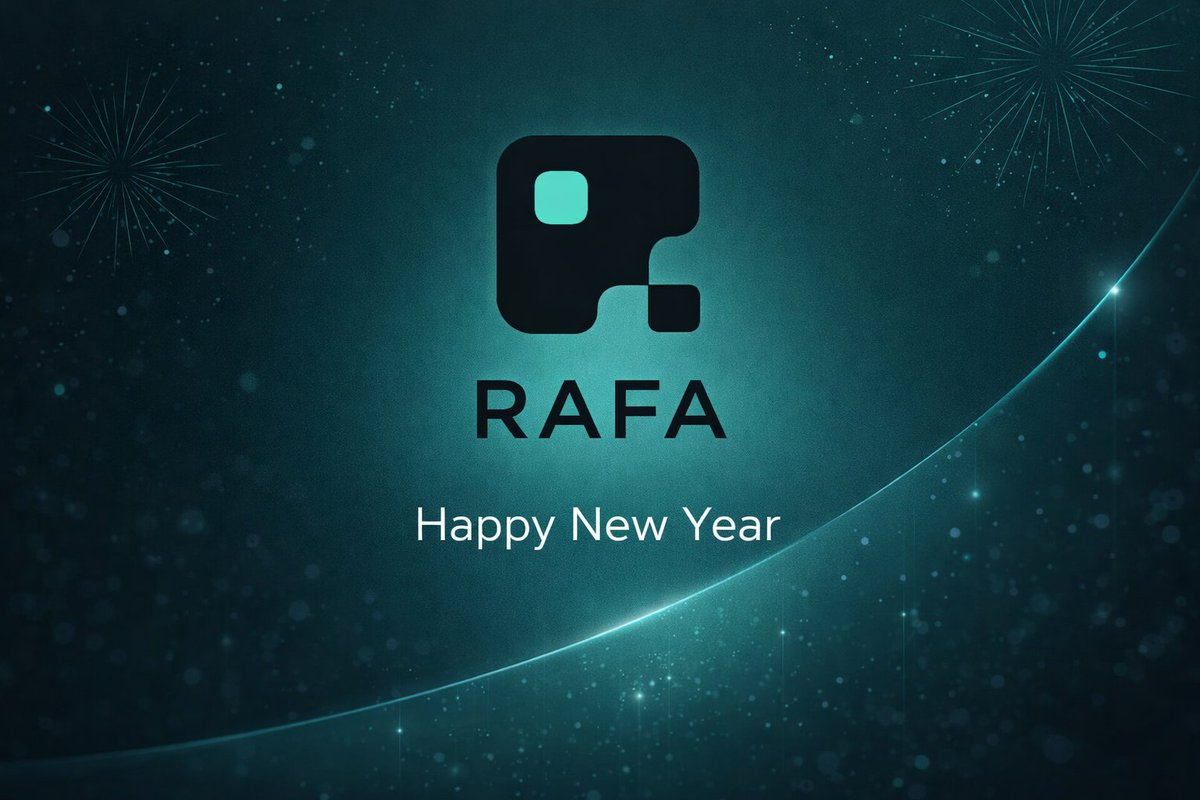 Welcoming the New Year with purpose and momentum.

As we step into the year ahead, RAFA continues its commitment to building open, transparent, and performance-driven financial infrastructure. This is a year focused on execution, where AI strategies are tested in the open,