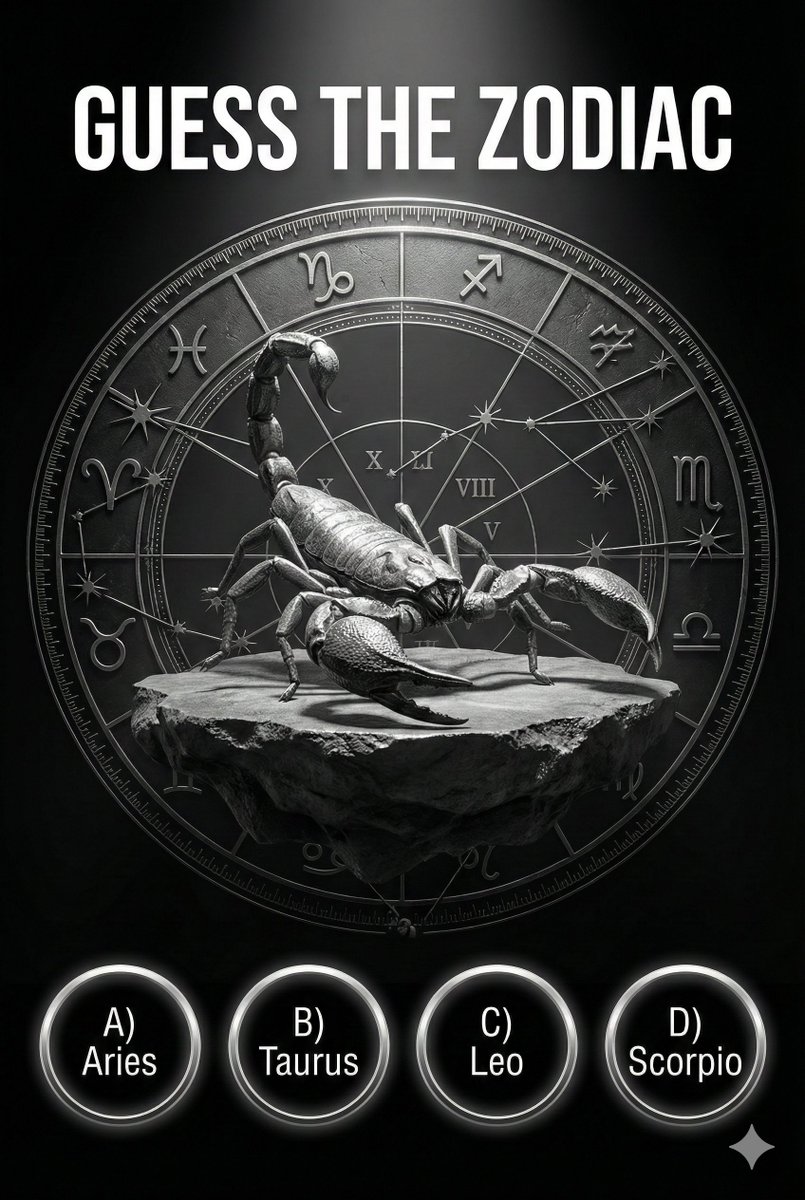 GUESS THE ZODIAC 🧐🧐🧐