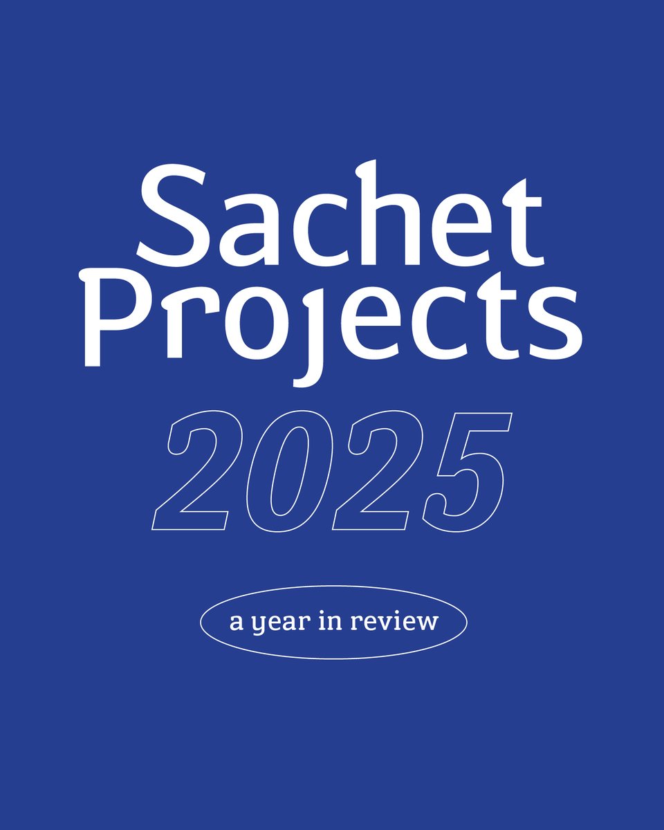 sachetprojects's tweet photo. To our artists, curators, &amp; art lovers: you are the co-creators of Sachet Projects. 

We’re entering 2026 committed to staging exhibitions that dignify life's work without the burden. Thanks for an intense, fulfilling year—let’s do it again!

Happy New Year! https://t.co/X5hQuGG64m