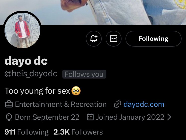 Heisdayodc's tweet image. Remember this account? Help me find my mutuals 🥹