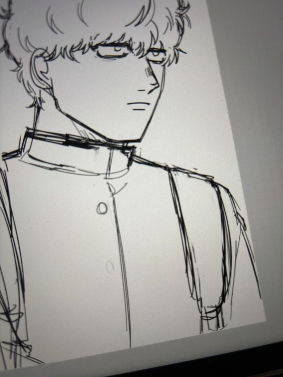 無意識にコ宮くんに学ラン着せてた。ブレザーに描き直すので供養