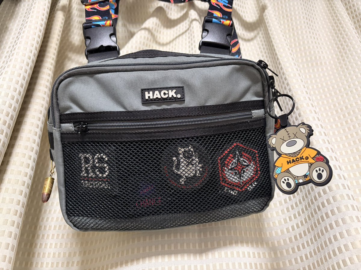 HACKのチェストバッグ！✨ ジャスさんに使い方のアドバイス頂いて