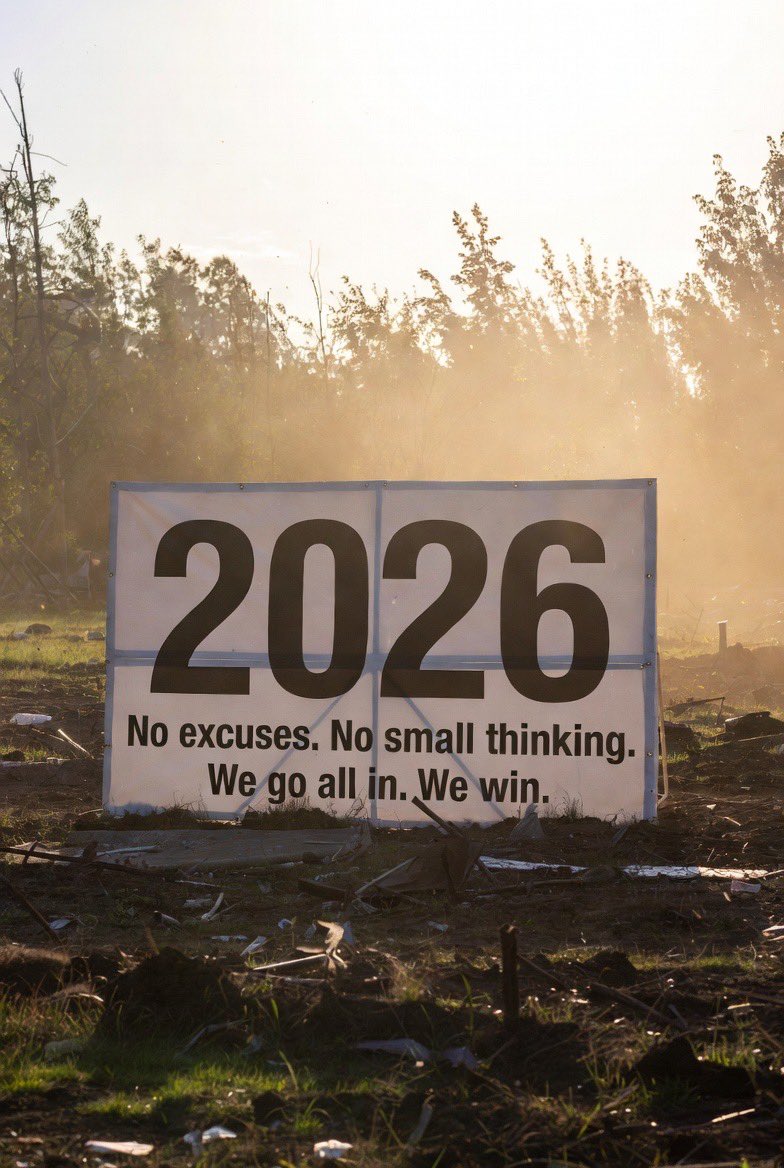 GM legends ☀️

2025 tested us.
It humbled us.
But we're still standing - stronger and hungrier.

2026 is OUR year. 💯
No excuses.
No small thinking.
We go all in.
We win.

Who's ready? 🔥

Drop "2026" if you're making it your best year ever.

Let's fucking go.
#2026SZN