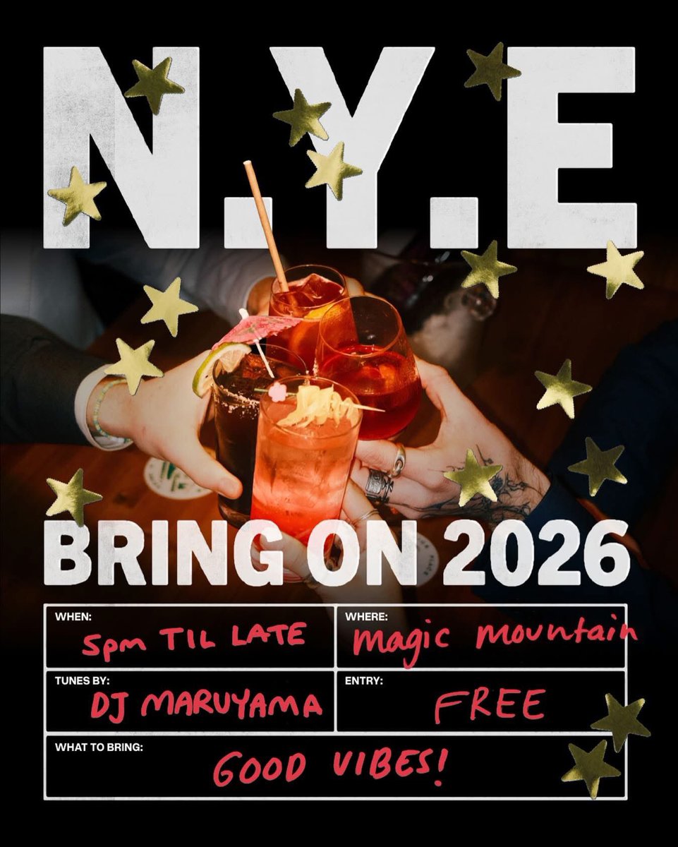 本日夜8時よりニセコ MAGIC MOUNTAIN マジックマウンテンにて
カウントダウンDJします☺️
みなさんで、2026年素敵な1年になるよう
お祝いできたら幸いです✨
お待ちしていますね🫡
#niseko
#ニセコ
#dj
#室蘭