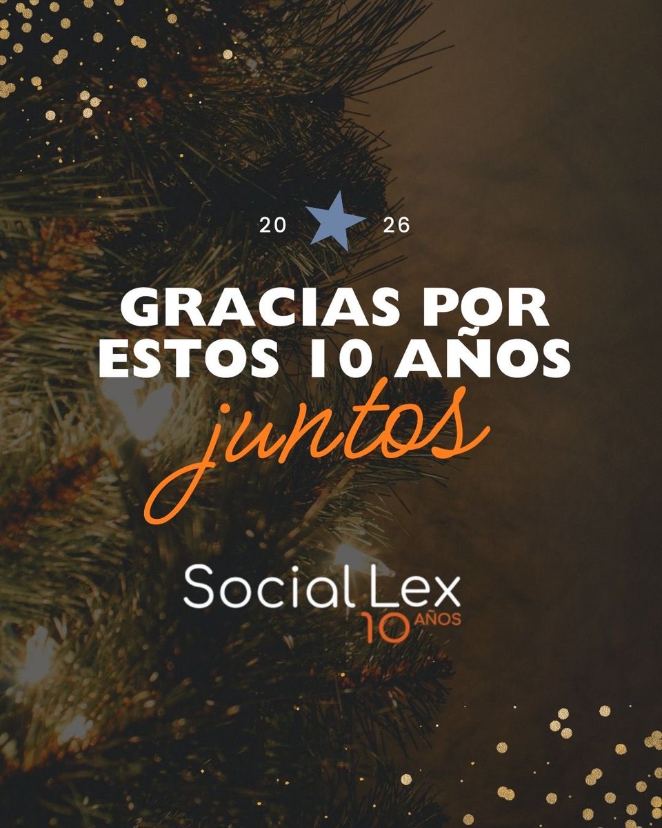 Gracias por estos 10 años de confianza y crecimiento juntos.
Por muchos más. ¡Feliz Año!