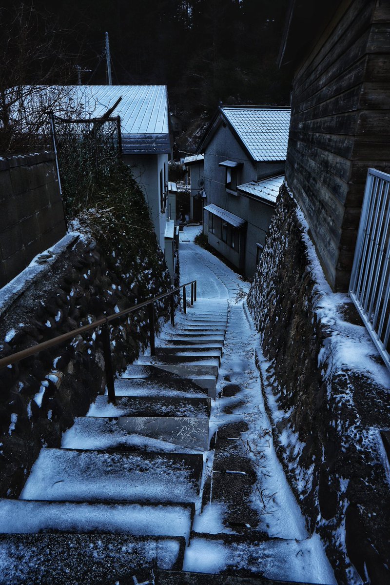 2025年最後の階段巡り、青森県西津軽郡深浦町 凍てつくほどに、魂が