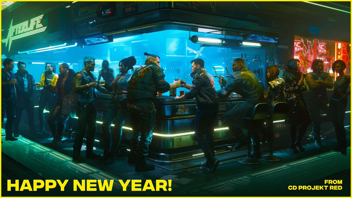 CyberpunkGame's tweet image. Happy New Year everyone!

A new year means new beginnings, but some things should never change 💛