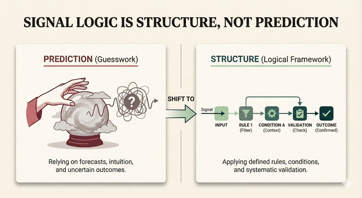 Let’s demystify signal logic.
No formulas. 
No edge leakage.
Just structure.