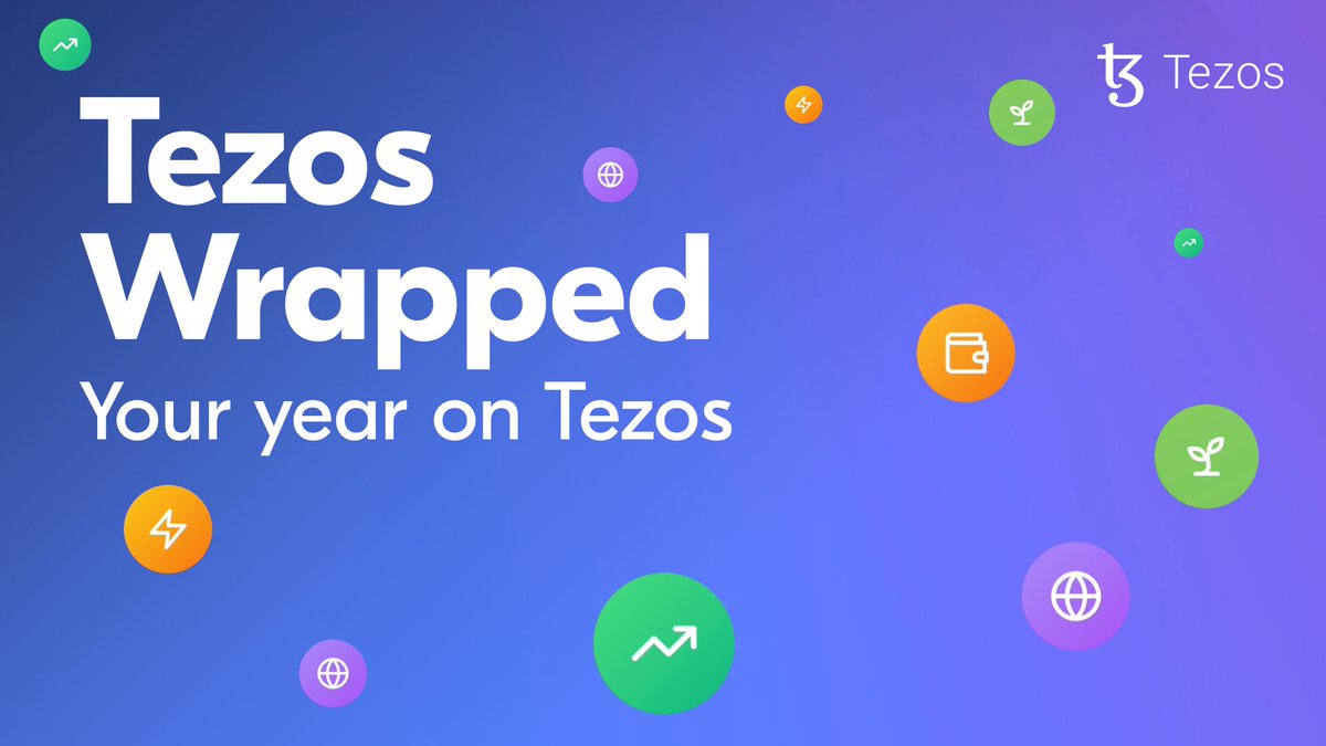 Your 2025 on Tezos, in one place 🧾

Tezos Wrapped pulls together a personalised look at your on-chain year, from trades and transactions to the NFTs you minted or collected, staked and more.