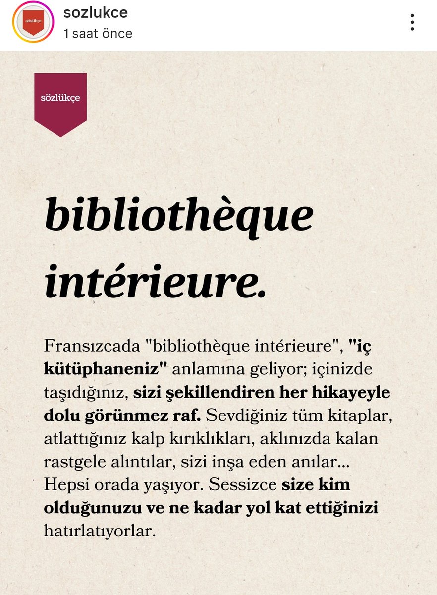 Ne güzelmiş, içimdeki kütüphane 🧡