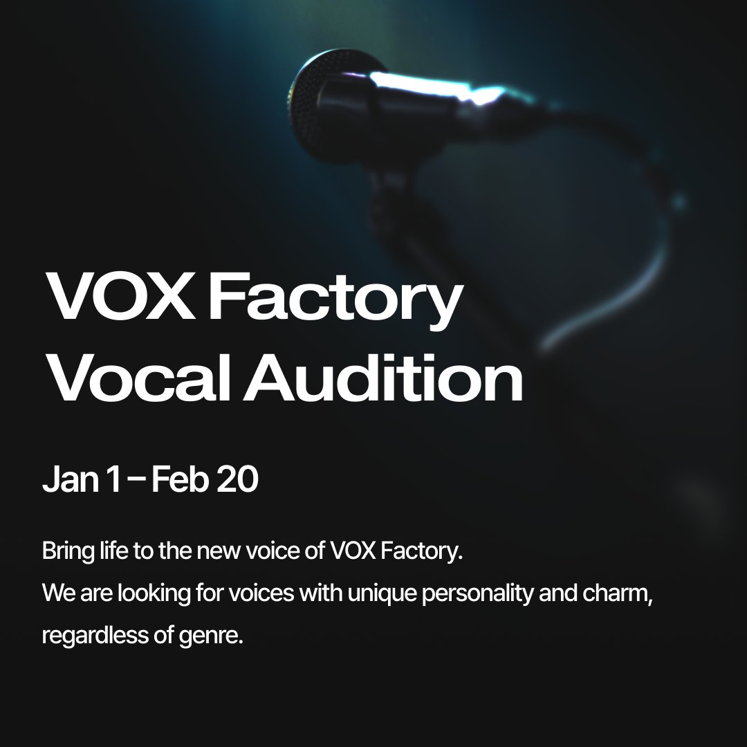 VOX Factory tweet media
