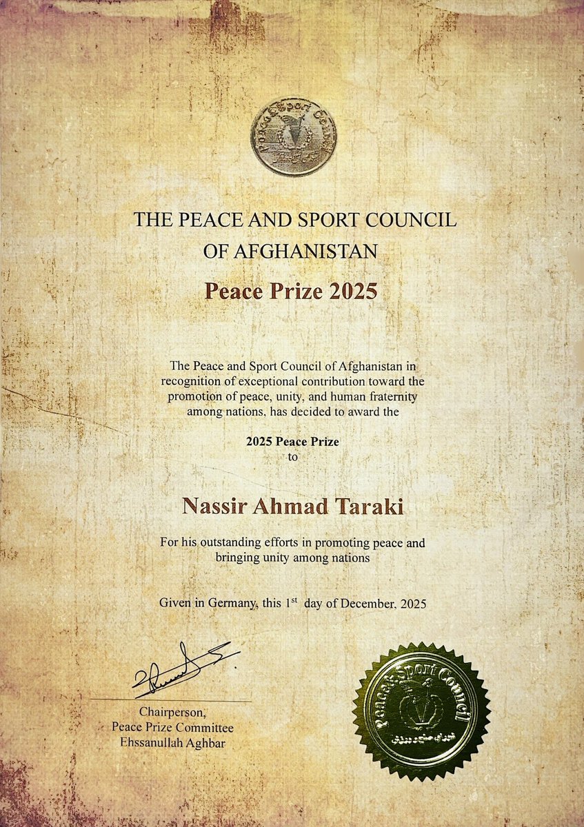 PEACE & SPORT COUNCIL OF AFGHANISTAN tweet media