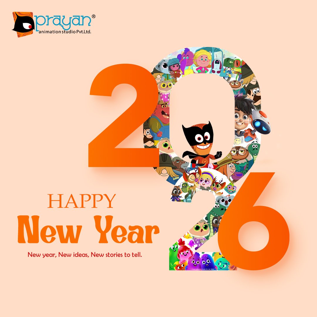 Happy New Year 2026 🎉 to all our esteemed followers, clients, partners and animation enthusiasts worldwide.

Warm regards from Prayan Animation Studio.

#HappyNewYear2026 #NewYearWishes #CreativeNewYear #AnimationLovers #Prosperity2026 #HopeAndHappiness #PrayanAnimation