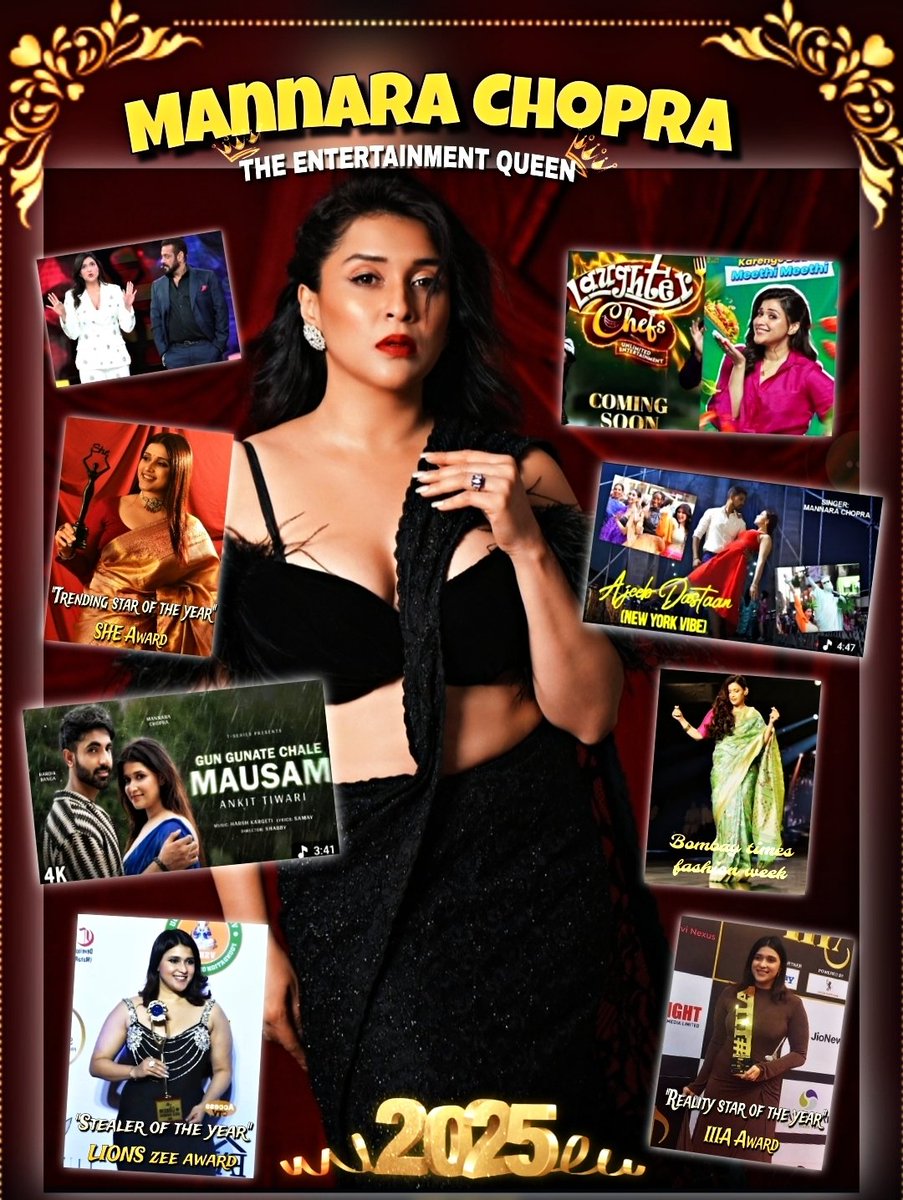 2025 was truly a rollercoaster for you, <a href="/memannara/">Mannara Chopra</a> ❤️
From unimaginable loss 💔 to choosing healing through therapy, and then rising stronger than ever👏🏻
So proud of the way you bounced back ✨
A true inspiration and the perfect example of a loving daughter, sister, and friend 💓