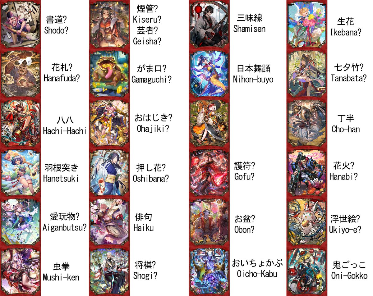 遊々花神の解釈についてのあなたの意見を聞かせていただけますか？
May i know your input about the Flower Kami interpretation?

#shadowverseWB
#シャドバWB