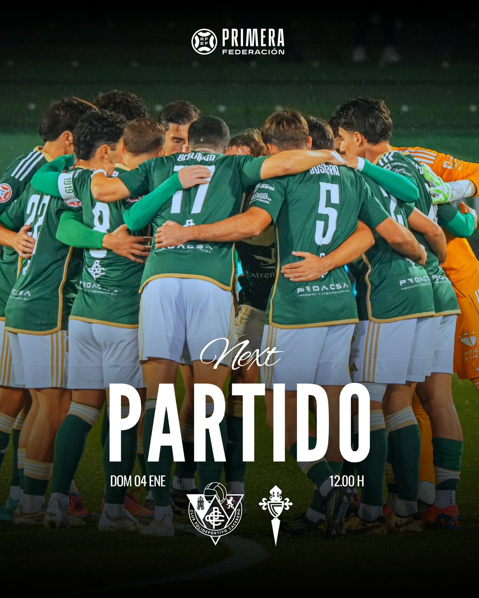 🔜 Año nuevo, vida nueva.

#CacereñoCeltaFortuna #AúpaCPC