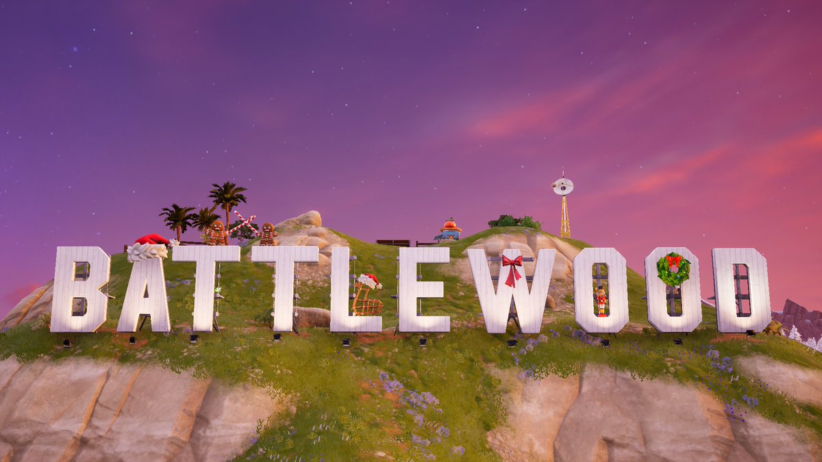 Battlewood at christmas ❄️ #Fortnite #Winterfest