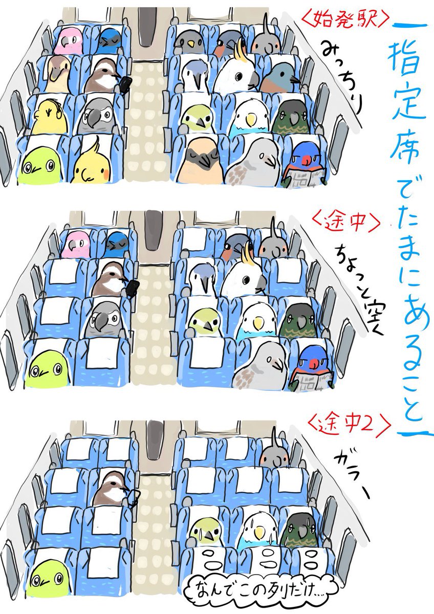 今年最後のイラスト投稿は、今年描いてなんか気に入ってるこちらにします
図鑑にらめっこしながら鳥を描いたの楽しかったです

また来年もよろしくお願いします！