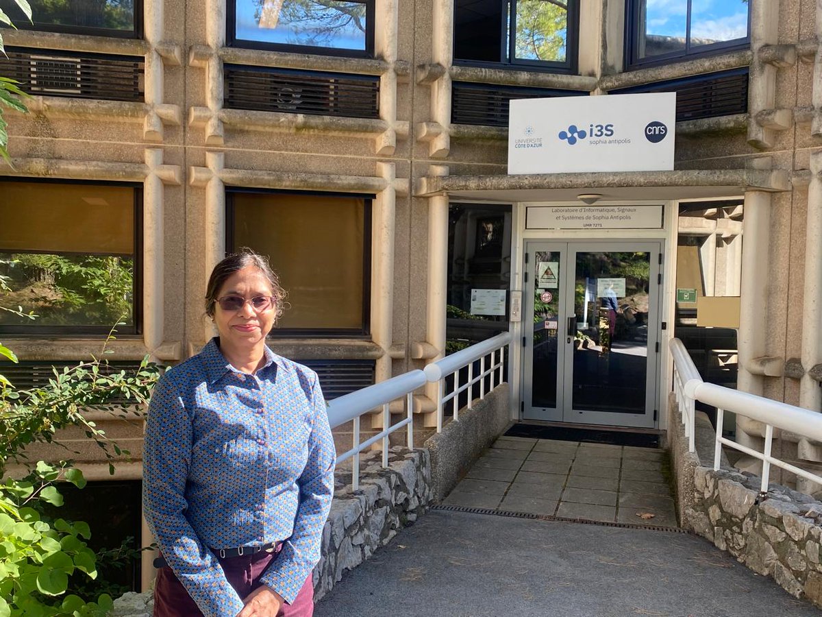 SBILabIIITD's tweet photo. A series of three talks on AI for cardiovascular &amp; cancer research was delivered by Prof. @DrAnubhaGupta at Université Côte d’Azur (Sept 22–30, 2025), supported by the Franco-Indian Campus in Life Sciences (SSHN).
Grateful to Vicente Zarzoso &amp; Frédéric Mallet (i3S). https://t.co/0x3F6MgnSB