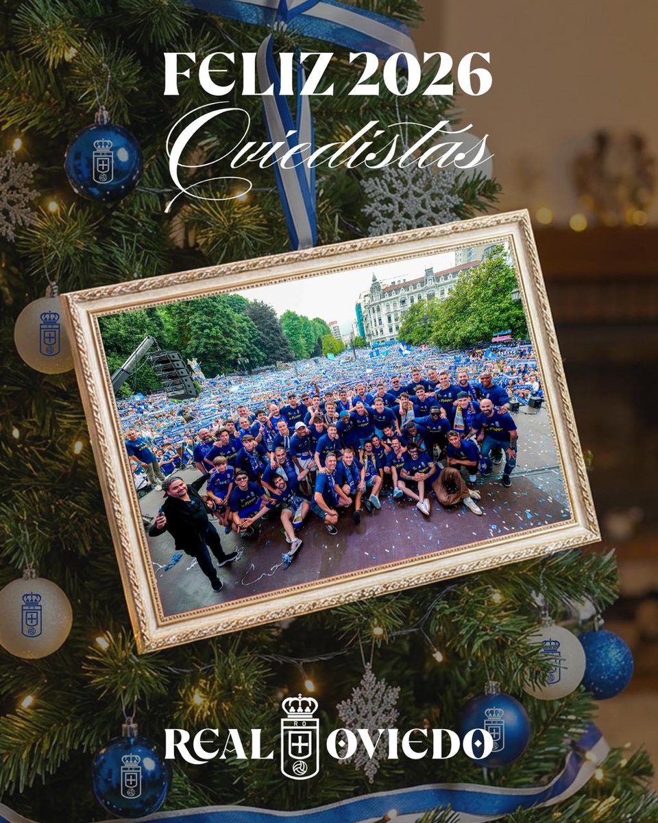 💙 ¡Feliz año nuevo! 💙
🍾 ¡Bon añu nuevu! 🍾
✨️ Happy new year! ✨️

El año de nuestro CENTENARIO. 

#RealOviedo100
#RealOviedo 🔵⚪️