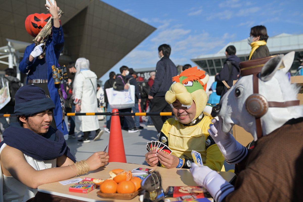 屋上で楽しそうにUNOしていて草
#C107_cos