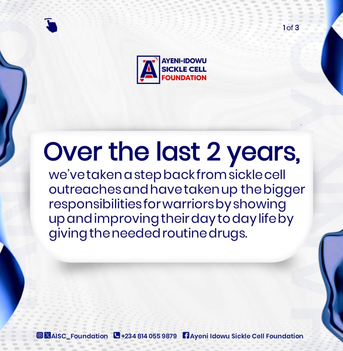 AYENI IDOWU SICKLE CELL FOUNDATION tweet media