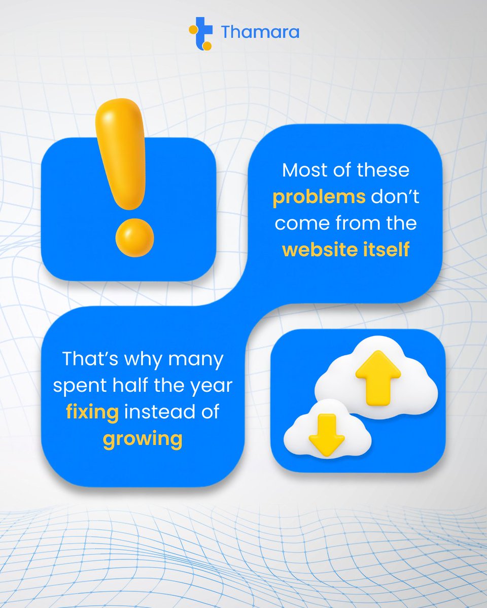 Thamaracloud's tweet photo. 2025 proved one thing: renewals break websites.
Lifetime hosting removes the risk once and for all.
What lesson did 2025 teach you?

#LifetimeHosting #2025Lessons #WebStability #DigitalGrowth #WebsiteGrowth #2025Recap #ThamaraCloud #WebHostingTips #DigitalLessons https://t.co/6MfzR0ERyt