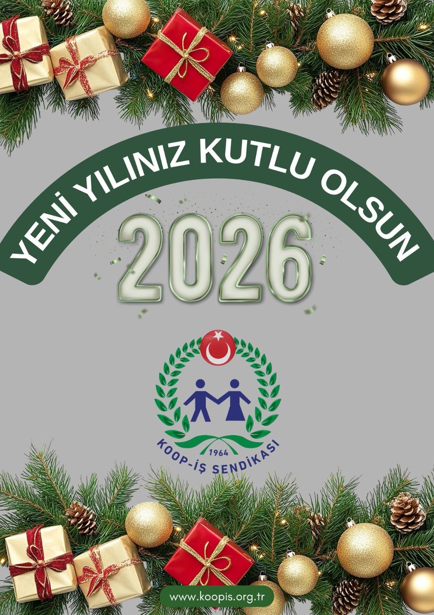 Zor, yorucu ama başarı dolu bir yılı geride bıraktık.

Ekonomik zorluklara ve hayat pahalılığına rağmen alın terine sahip çıktık; örgütlendik, direndik, kazandık.
Bu başarı, birliğimizin ve dayanışmamızın eseridir.

Bu düşüncelerle 2026 yılının ülkemize ve tüm insanlığa sağlık,