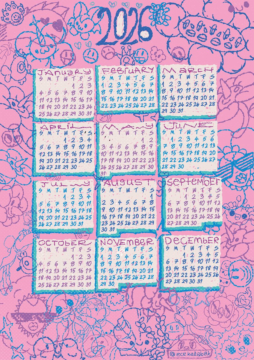 cocidisko's tweet photo. Hello ✨🤸‍♀️ ✨ Happy New Year everyone🎄🎁✨
You can download your 2026 calendars here ⬇️
✨Hello New Year 🎬🌈🦋
https://t.co/fzGgp8btHD https://t.co/LvEr7nrSeo