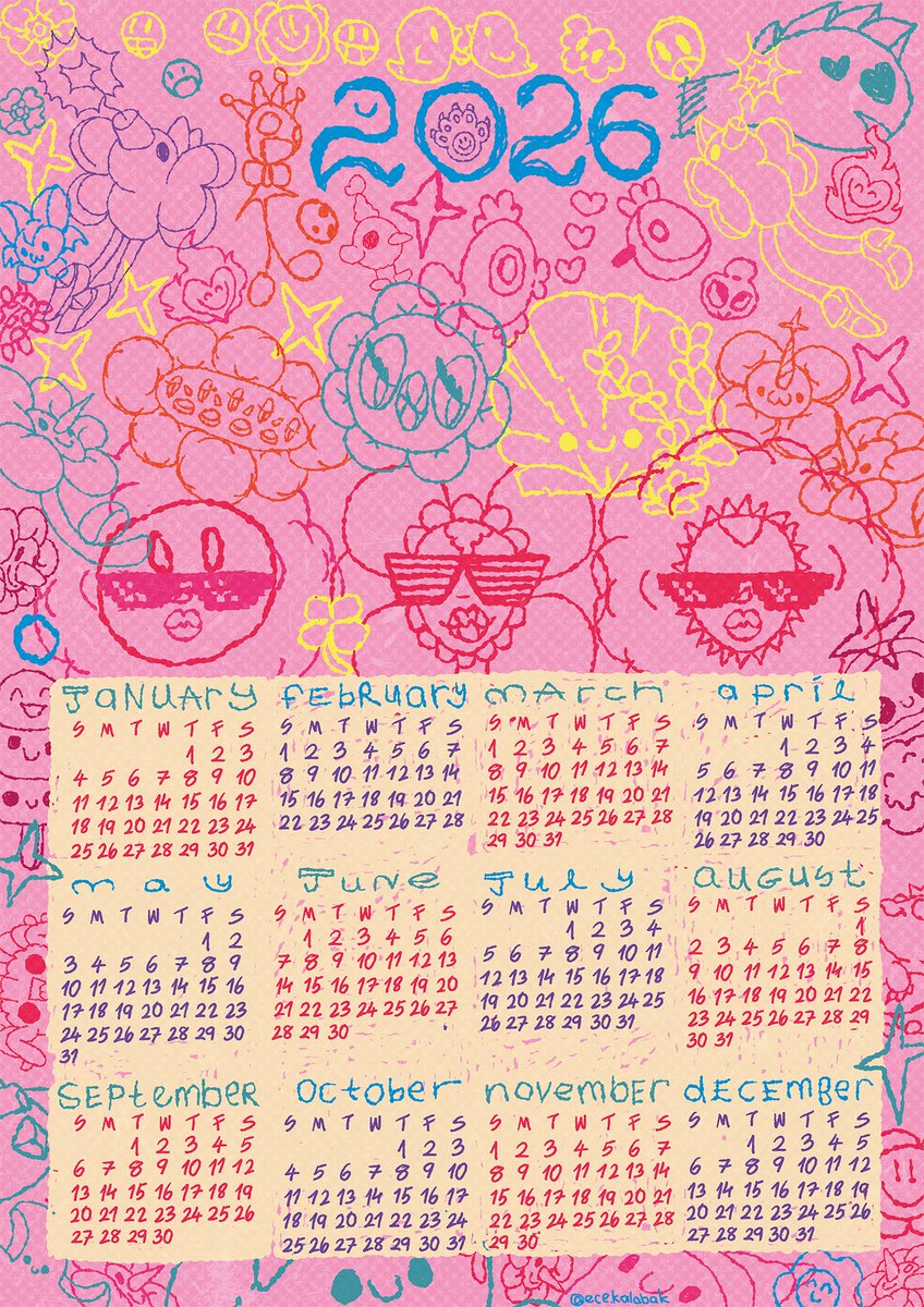 cocidisko's tweet photo. Hello ✨🤸‍♀️ ✨ Happy New Year everyone🎄🎁✨
You can download your 2026 calendars here ⬇️
✨Hello New Year 🎬🌈🦋
https://t.co/fzGgp8btHD https://t.co/LvEr7nrSeo
