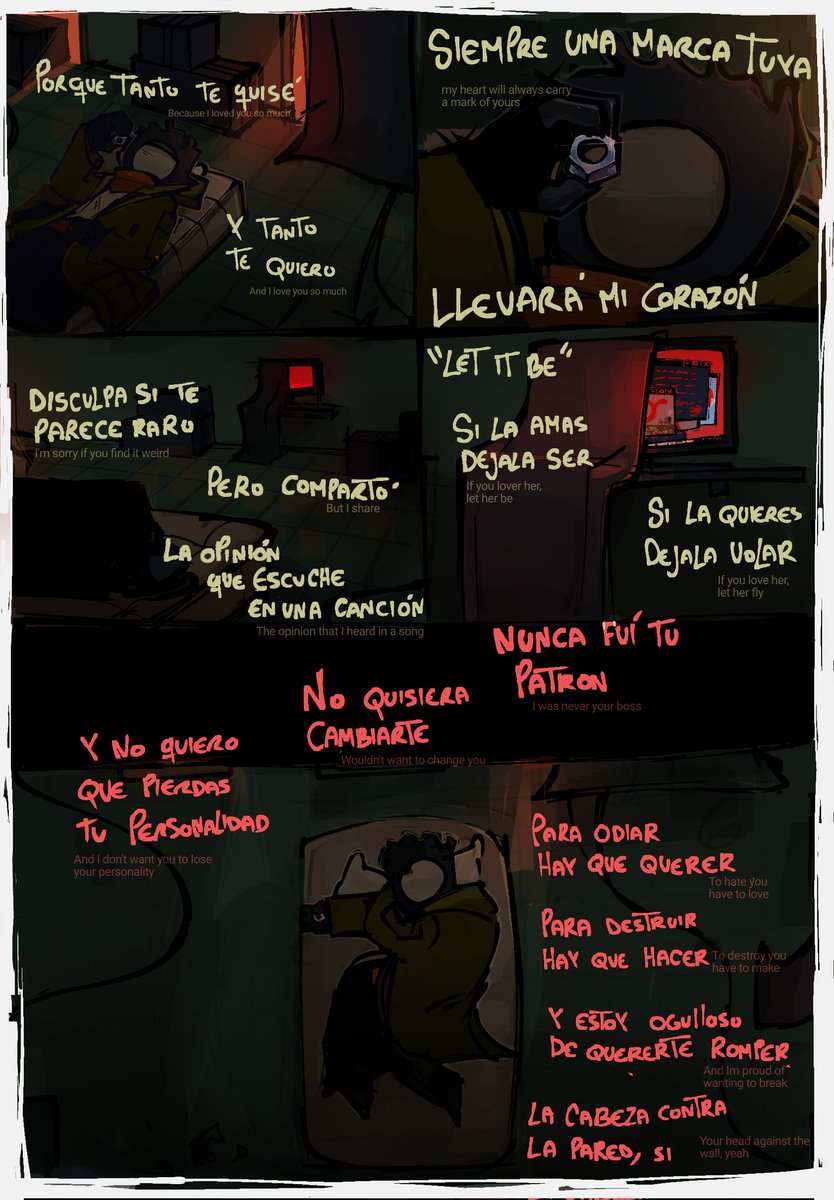 Heyy I'm very nervous- Hi <a href="/UsreBvka/">Marius!! is a MARInated jamburger 🍔✌️✌️</a> Im ur secret Santa!- Ty for ur patience, Hope u like it 🦔💦 

Song: Nunca quise - Intoxicados
(I recommend listening to it while you read there's a link in the thread) 

#AvAGiftExchange2025