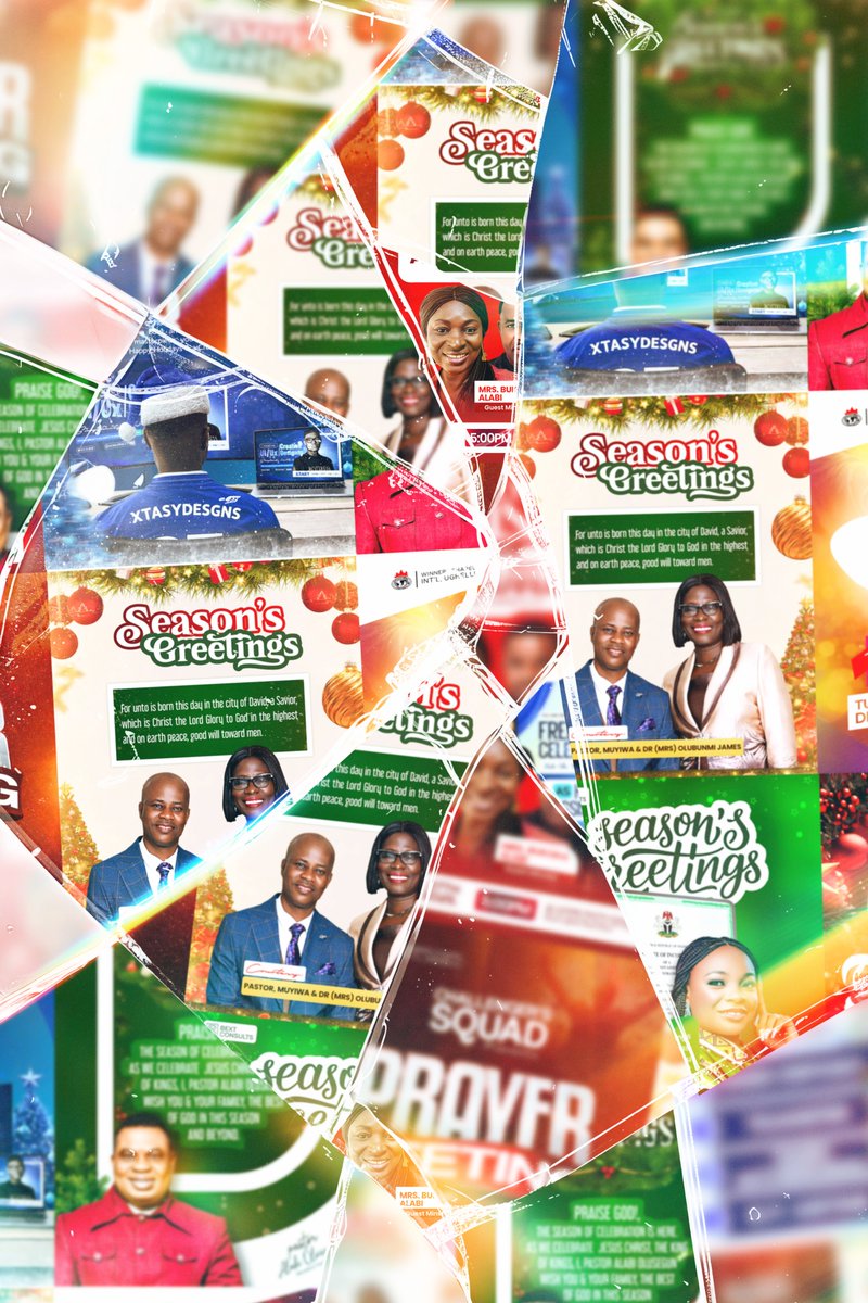 XtasyDesgns's tweet photo. This how Xtasy Desgns  rapped up the year, I look forward to continued collaboration in the coming year.
#GraphicDesign #CreativeDesign #FlyerDesign #BrandIdentity #SocialMediaMarketing #NigeriaBusiness #DesignServices #xtasydesgns #VisualStorytelling #BusinessGrowth https://t.co/s8UUUy7wyT