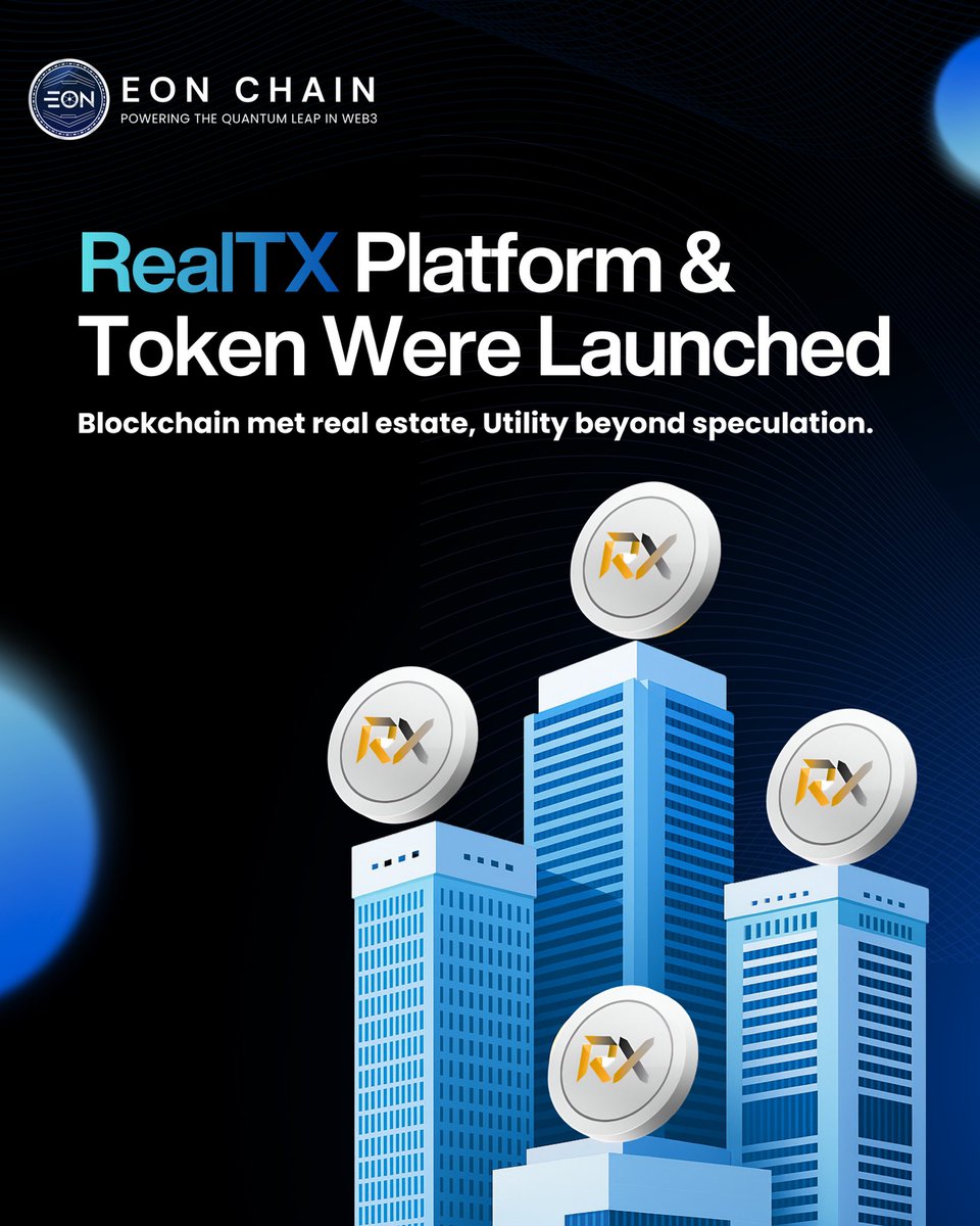 eon_chain's tweet photo. @ZupayFx Crypto Cards launched: bridging crypto with real-world spending through everyday payments
RealTX & Token launched: Bringing real estate ownership and exposure onto the blockchain
#ZupayFX #CryptoCards #Web3Utility #RealTX #RWA #RealAssets #Web3Finance https://t.co/eO7NoeRKk0