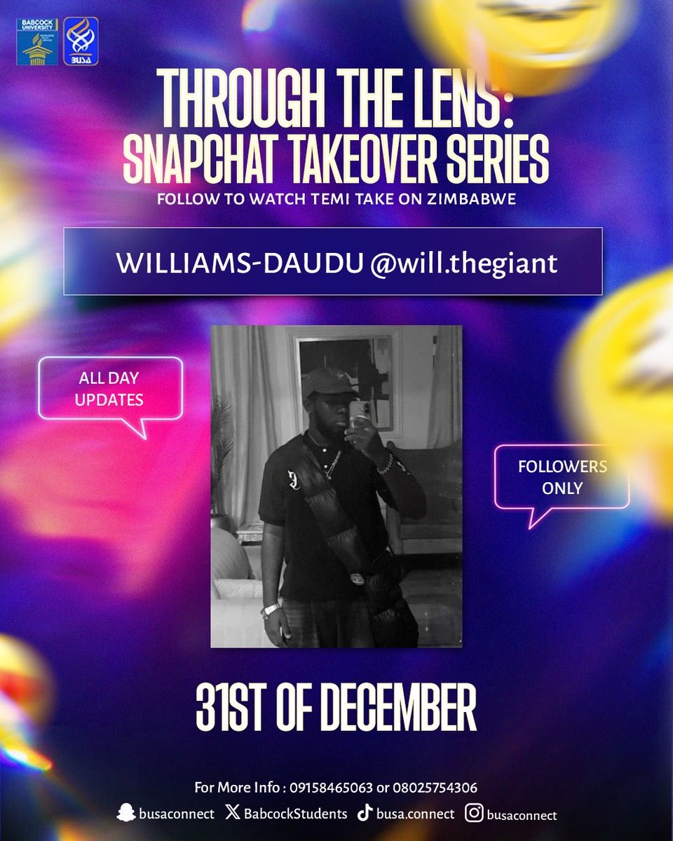 Will takes Zimbabwe

Follow for more updates 

snapchat.com/t/er5nCoWc