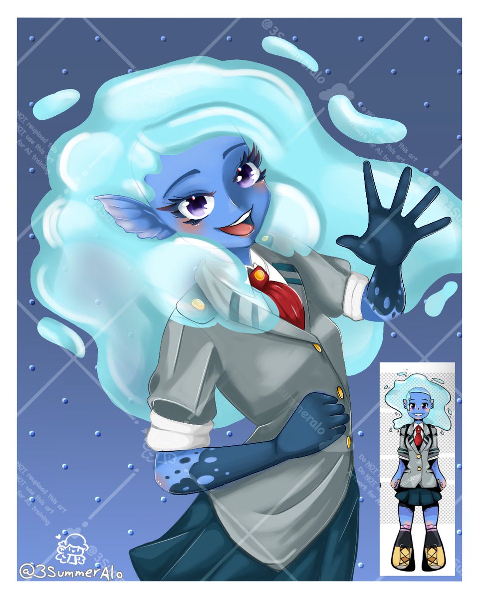 HERE YOU GOO CHAT!! 😆 I re-draw and re-design my original character from MHA since 2020 😭✨
.
#3summer_alo #oc #myheroacedemiaoc