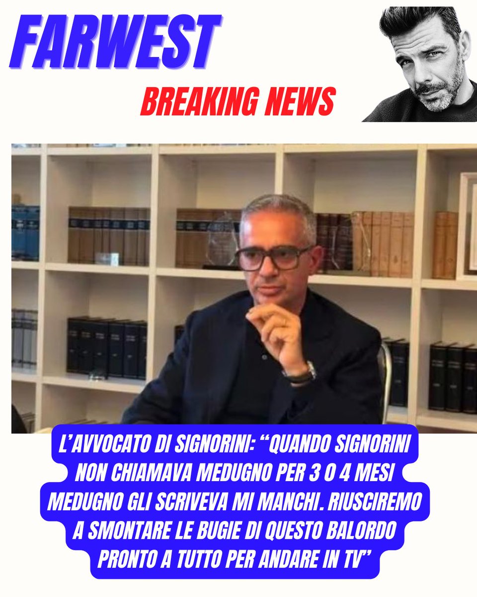 salvosottile's tweet photo. Tutti i particolari qui #alfonsosignorini 
👇
https://t.co/ytGtaFGvIw https://t.co/YJ2Gq1xzc2