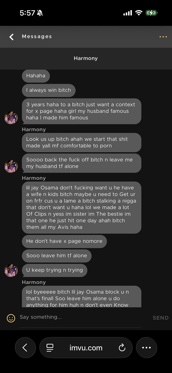 ouuitskloe's tweet photo. All of this bc I took down your husband?😂😂 and he liked it… https://t.co/vvNgUoSZth