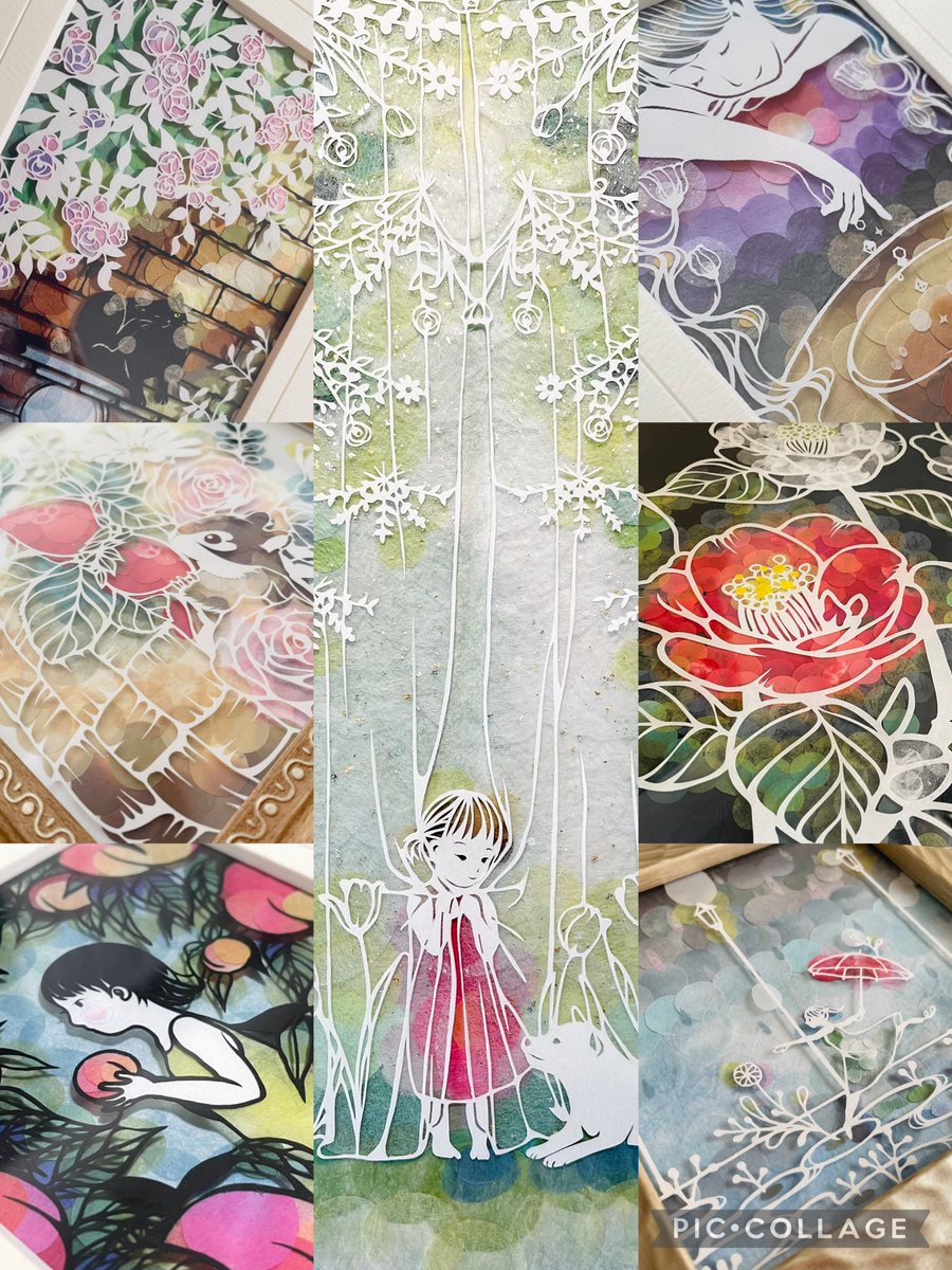 2025年ありがとうございました！
良いお年をお迎えください🙇‍♀️
#切り絵