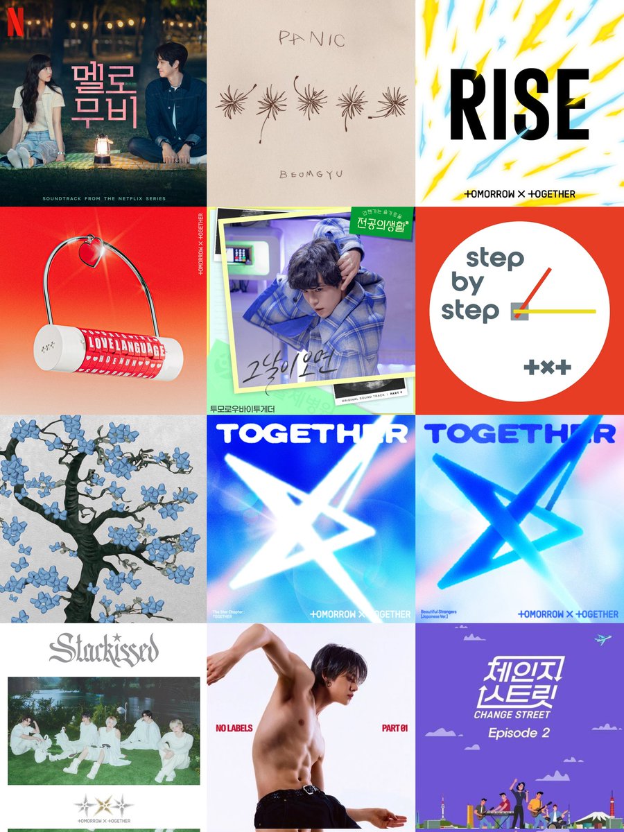Thank you 2025 txt for the amazing discography