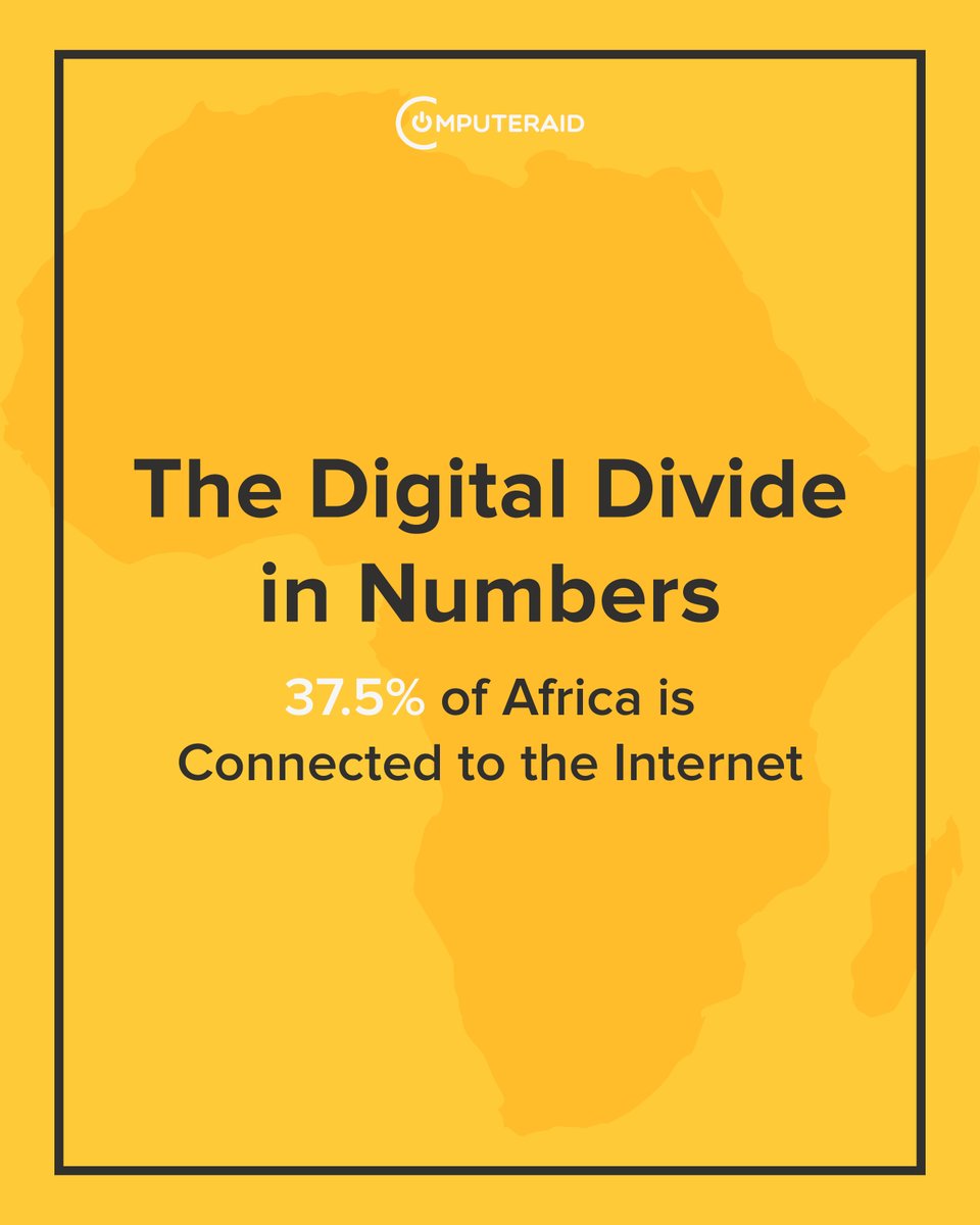 Computer_Aid's tweet photo. Across Africa, only 37.5% are online, and 9.1% of households have a computer. Women and rural communities face the biggest barriers.

We’re closing this gap with tech, training, and sustainable solutions.

Learn more in our Impact Report:https://t.co/weBA4WE6NO

#ComputerAid https://t.co/vUfqnsPXQF