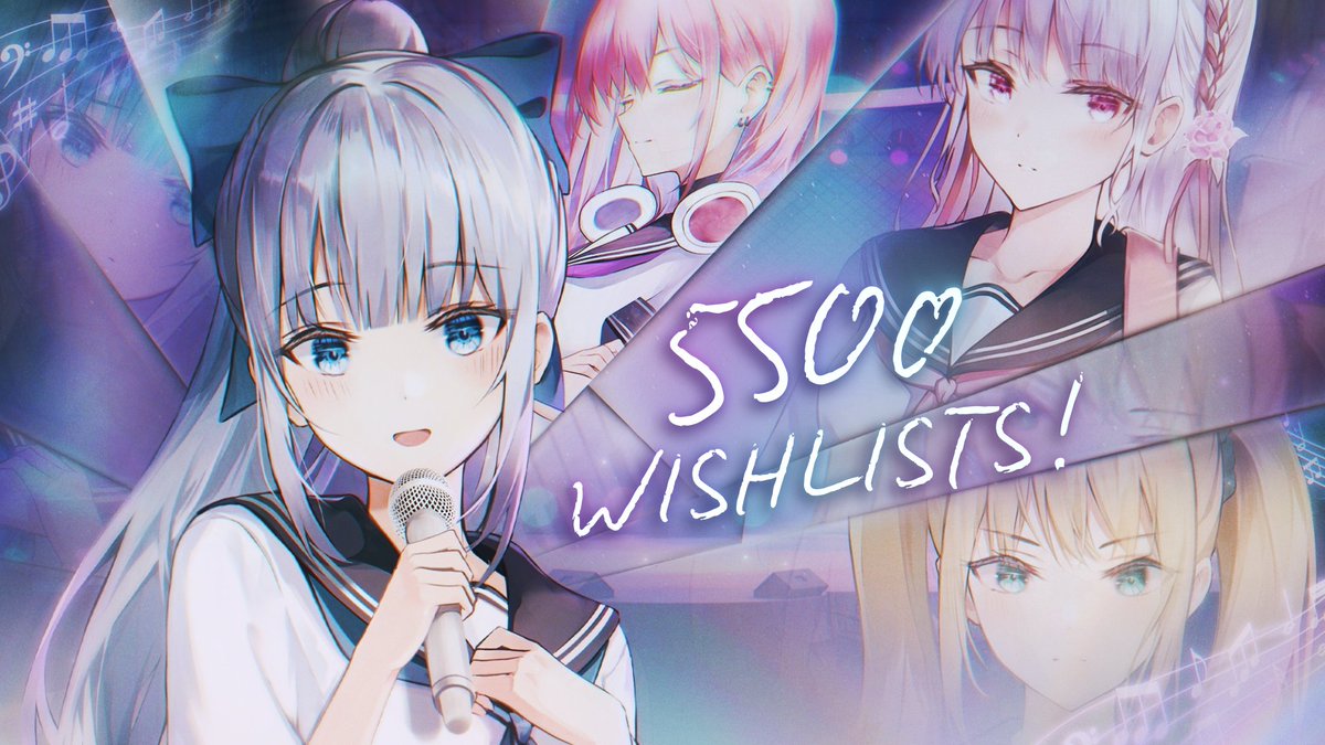 Ending the year with 5500 Steam wishlists for our visual novel. Slowly but surely, the game dev dream is coming alive!! Onward we go! 🔥