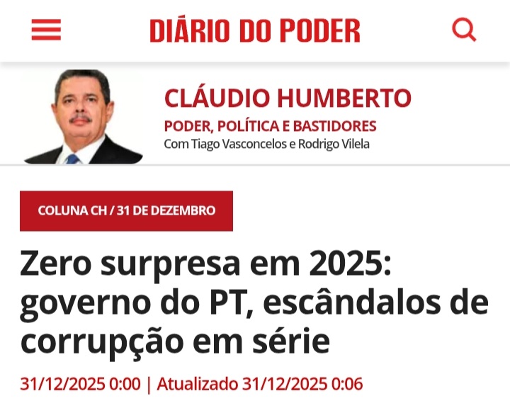 E juraram que seria tudo diferente do passado 🤡.