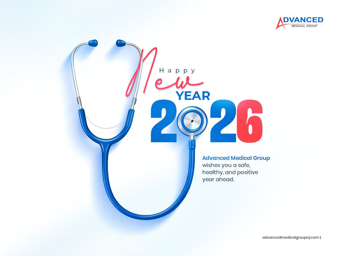 As we welcome the New Year, Advanced Medical Group looks ahead with renewed dedication to delivering trusted, compassionate, and patient-focused healthcare. 
Wishing you and your loved ones a healthy, safe, and fulfilling New Year.